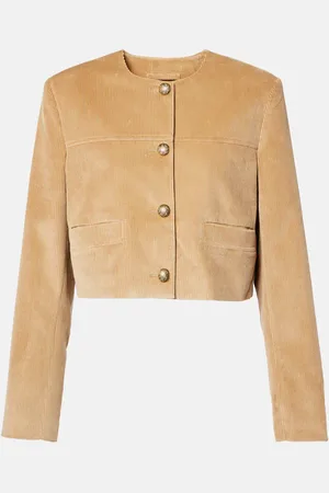 Citizens of Humanity Cropped-Jacke Pia aus Baumwoll-Cord