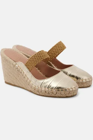 MALONE SOULIERS Espadrille-Wedges Siena 70 aus -Leder