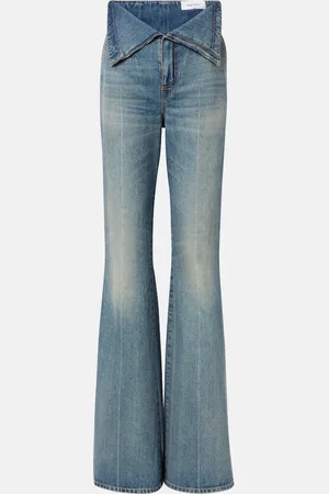 Alexander McQueen High-Rise Bootcut Jeans