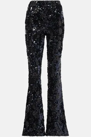 Dorothee Schumacher High-Rise-Schlaghose mit Pailletten