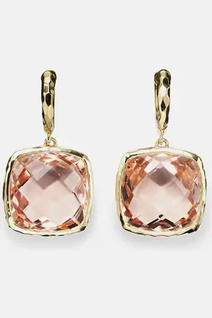 Octavia Elizabeth Ohrringe Serenity aus 18kt Gelbgold mit Morganit