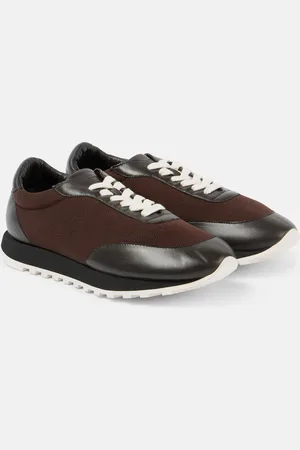 The Row Sneakers Owen mit Leder