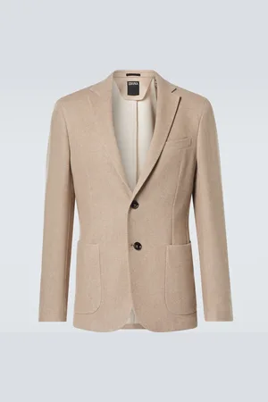 Ermenegildo Zegna Blazer aus Baumwolle, Wolle und Kaschmir