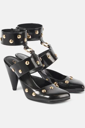 Chloé Chloé Verzierte Pumps Jade aus Leder