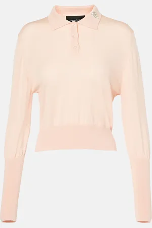 Simone Rocha Polopullover aus Wolle und Seide