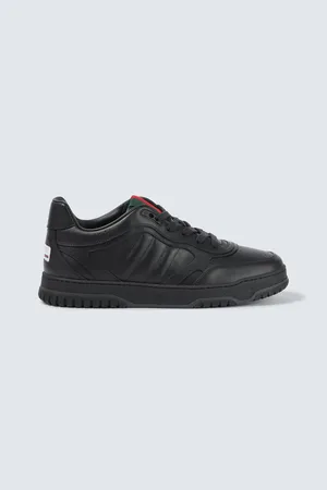 Gucci Sneakers Re-Web aus Leder