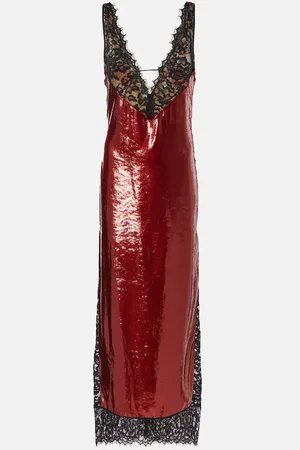 Ilkyaz Ozel Robe mit Pailletten und Spitze