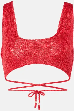 Bananhot Cropped-Top Alma aus Strick
