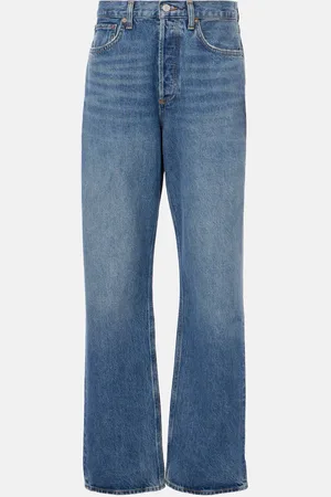 AGOLDE High-Rise Wide-Leg Jeans Kelly