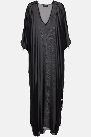 Adriana Degreas Verziertes Maxikleid
