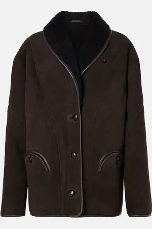 Blazé Milano Blazé Milano Jacke Tatoosh aus Veloursleder mit Shearling