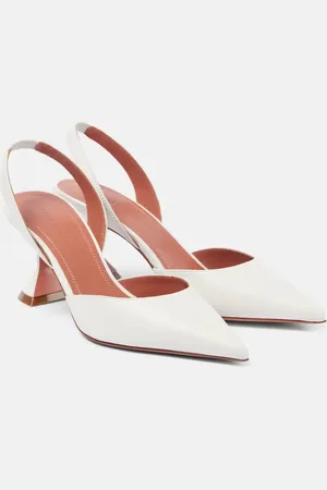 Amina Muaddi Slingback-Pumps Holli 70 aus Leder