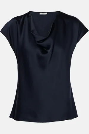 Vince Top aus Seidensatin