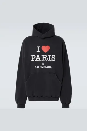 Balenciaga Hoodie I Love Paris aus Baumwolle