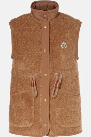 Moncler Daunenweste Bost aus Teddyfleece