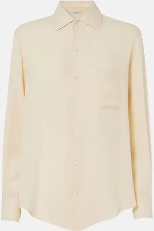 Loro Piana Hemd André aus Seiden-Georgette