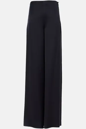 Loro Piana Weite Hose Dresden aus Seidensatin