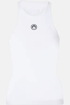 Marine Serre Top Moon aus Jersey