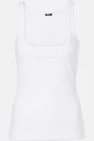 VERSACE Top aus einem Baumwollgemisch