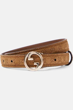 Gucci Gürtel Blondie aus Veloursleder