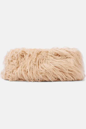 DRIES VAN NOTEN Clutch aus Faux Fur