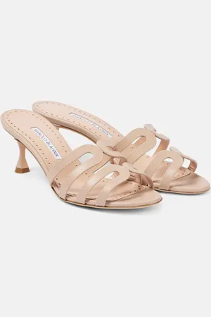 Manolo Blahnik Sandalen Ahwak 50 aus Leder