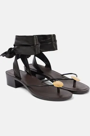 The Row Sandalen Cord aus Leder