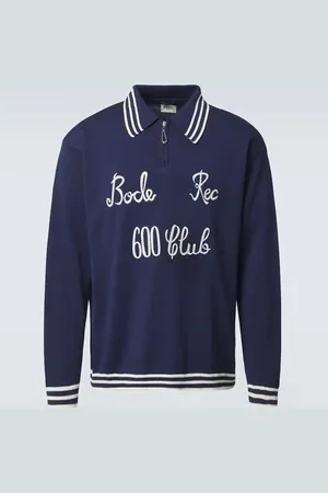 BODE Bestickter Polopullover Club aus Baumwolle