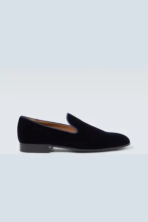 Gianvito Rossi Slip-Ons Jean aus Samt