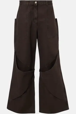 The Attico High-Rise Wide-leg Jeans