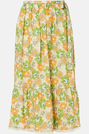 Marni Midirock aus Leinen