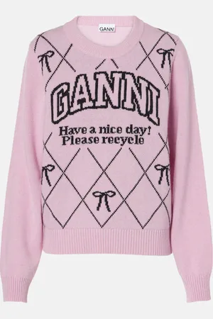 Ganni Pullover aus einem Wollgemisch