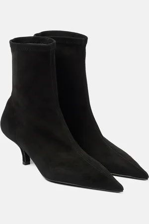 Totême Ankle Boots aus Veloursleder