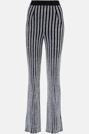 Missoni Schlaghose aus Strick mit Pailletten