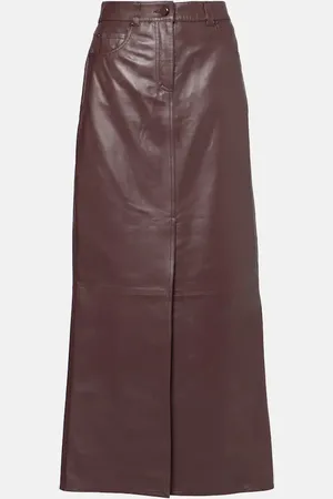 Dorothee Schumacher Midirock Sleek Statement aus Leder