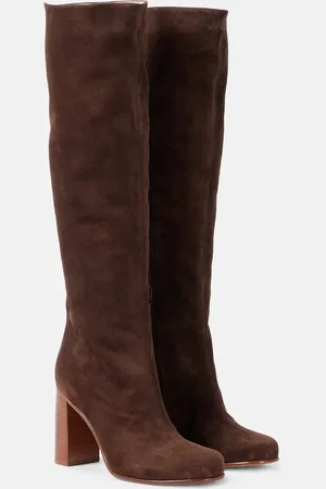 Khaite Stiefel Willow aus Veloursleder