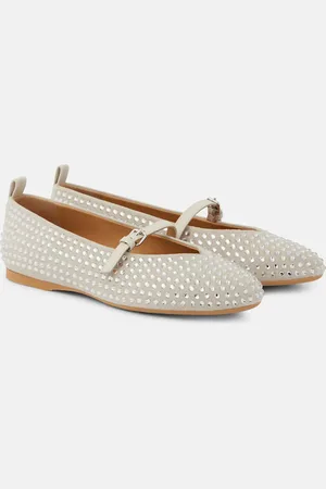 J.W.Anderson Verzierte Ballerinas aus Veloursleder