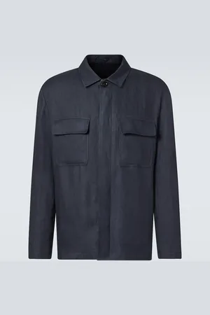 LARDINI Hemdjacke aus Leinen