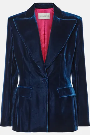 Nina Ricci Blazer Fluid aus Samt