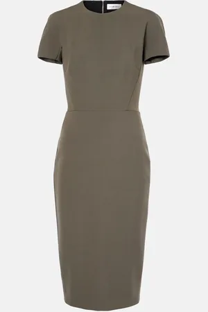 Victoria Beckham Midikleid aus Crêpe
