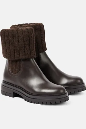 Gianvito Rossi Chelsea Boots Tenney aus Leder
