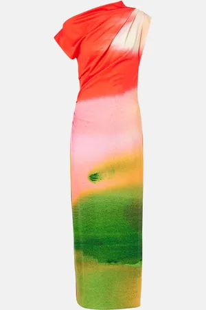Oscar de la Renta Midikleid aus Jersey