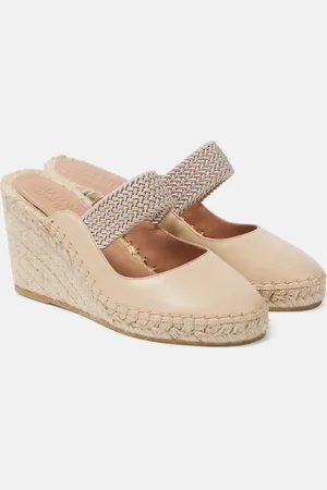 MALONE SOULIERS Espadrille-Wedges Siena 70 aus Leder