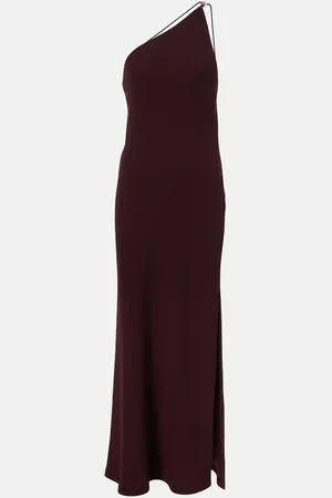 Vince One-Shoulder-Maxikleid aus Crêpe