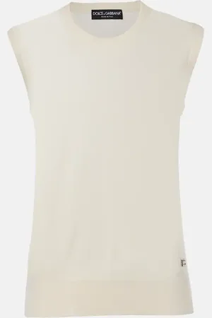 Dolce & Gabbana Top DG aus Kaschmir und Seide