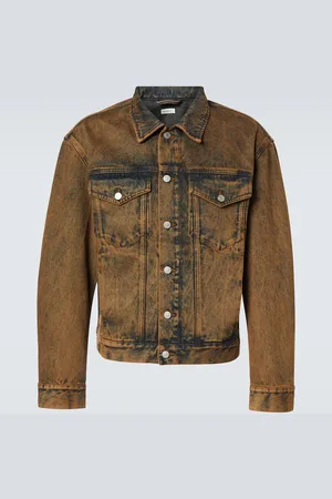 DRIES VAN NOTEN Distressed Jeansjacke
