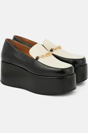 Ganni Plateau-Loafers aus Lederimitat