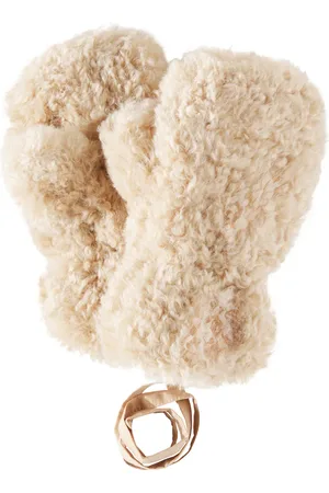 Jelly Mallow Fäustlinge aus Faux Shearling