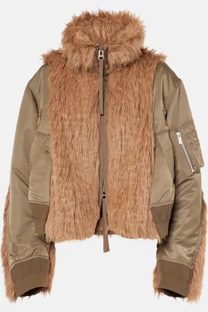 SACAI Jacke mit Faux Fur