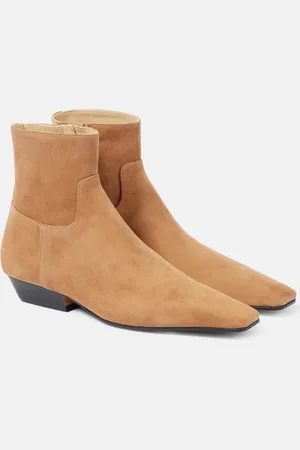 Khaite Ankle Boots Marfa aus Veloursleder